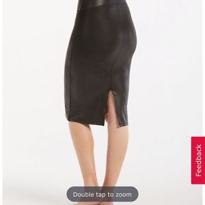 SPAnx faux leather pencil skirt NWT size m